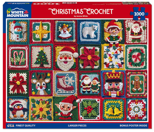 Christmas Crochet (1950pz) - 1000 Piece Jigsaw Puzzle