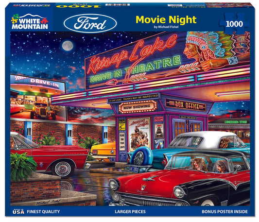 Movie Night (2101pz) - 1000 Piece Jigsaw Puzzle