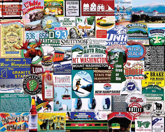 I Love New Hampshire (1305pz) - 1000 Piece Jigsaw Puzzle