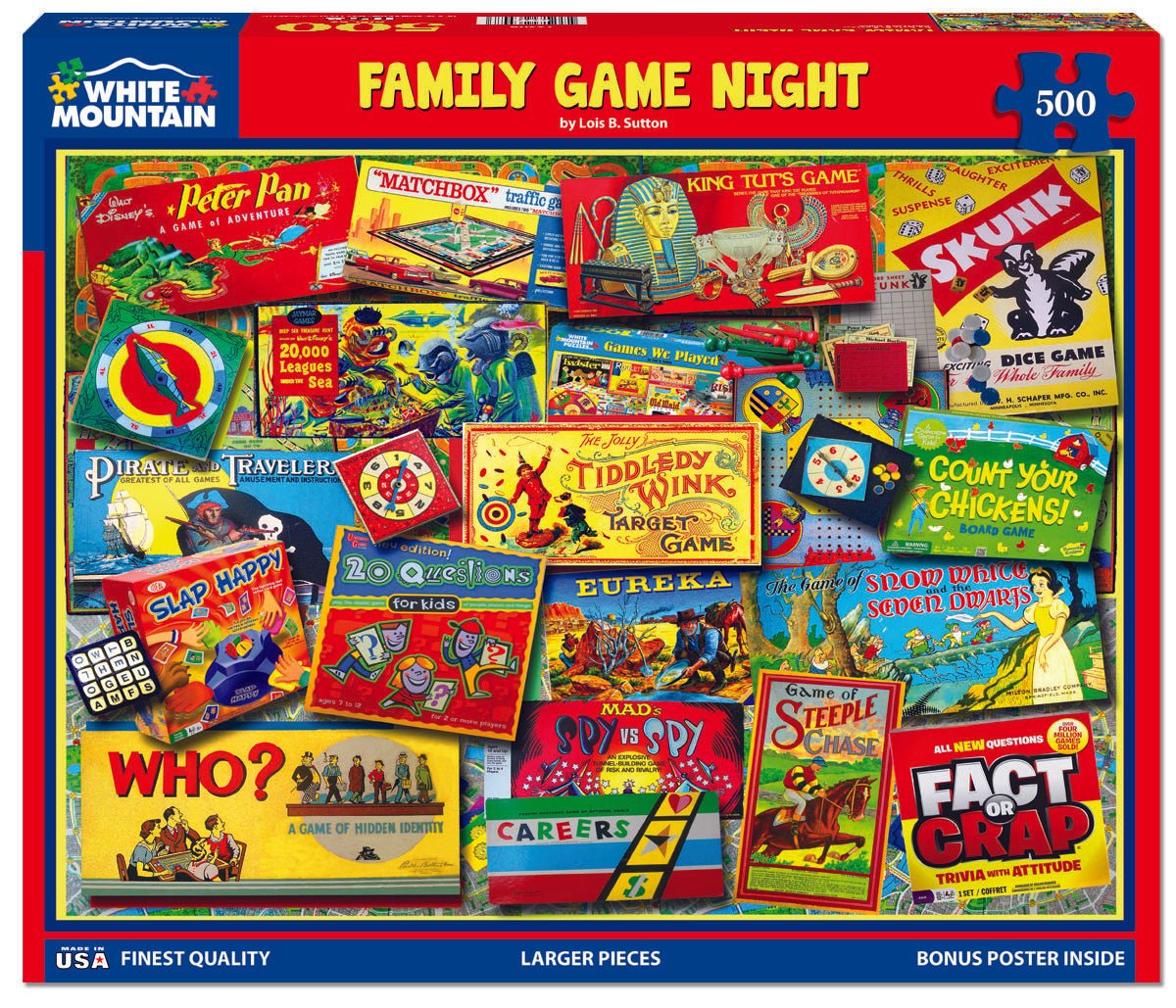 Family Game Night (1330pz) - 500 Pieces