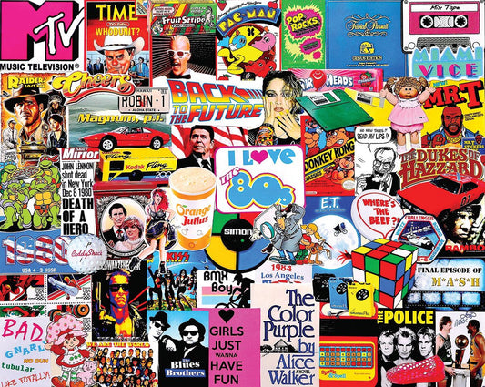 I Love the 1980's (1525pz) - 1000 Pieces