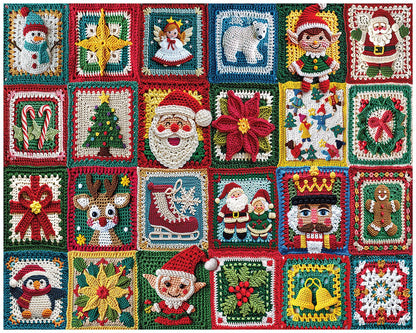Christmas Crochet (1950pz) - 1000 Piece Jigsaw Puzzle