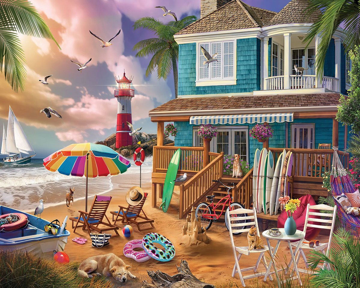 On The Beach (2100pz) - 1000 Piece Jigsaw Puzzle