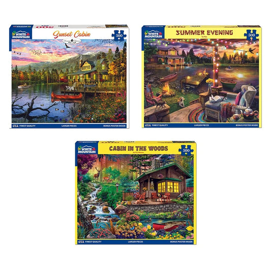 Set of 3: Life on the Lake Bundle 500 piece
